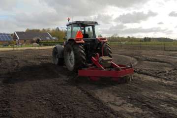 Inzaaien grasveld