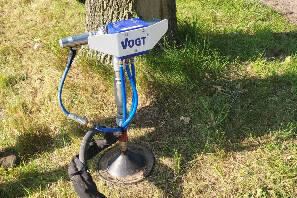 Grondploffer van het mer Vogt.